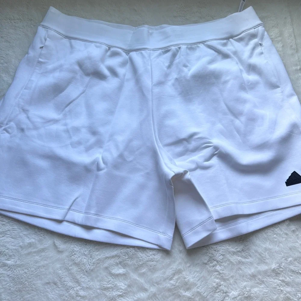 Adidas M ZNE Premium Shorts White Mens Size 3XL IN5098 Multi Sport Athletic New